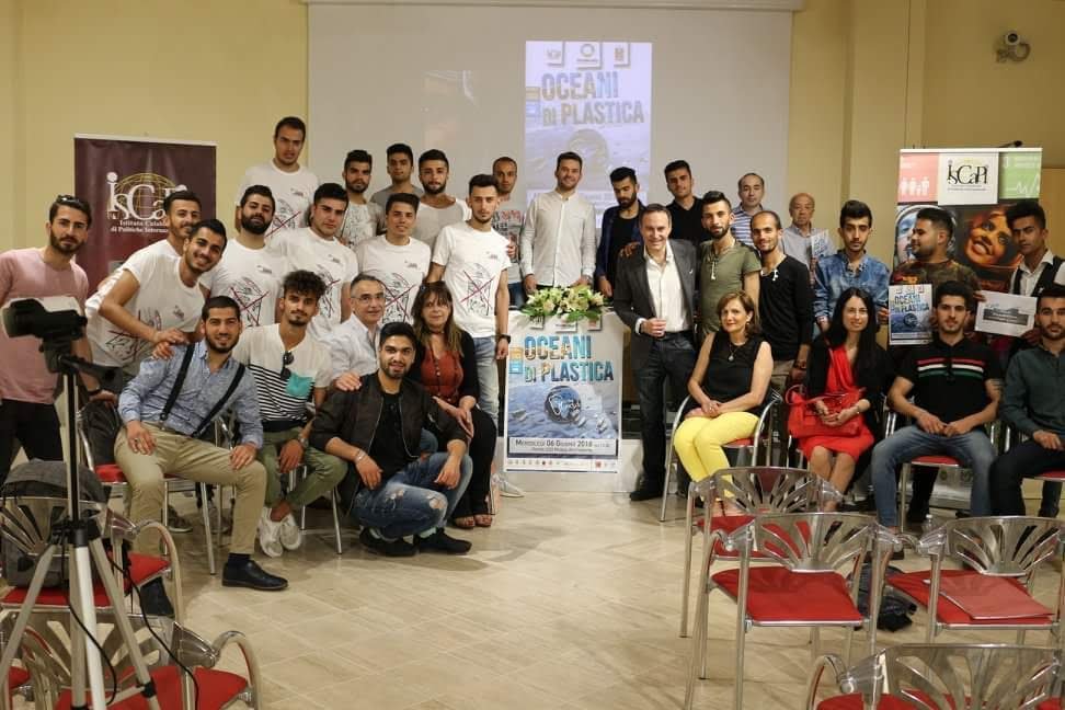 Rende, 6 giugno 2018: il gruppo di «Oceani di plastica»