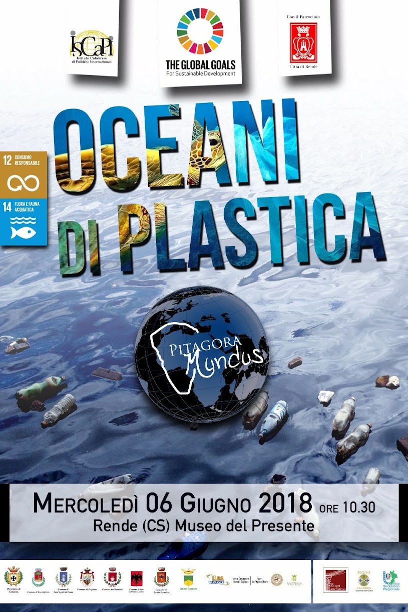 La locandina di «Oceani di plastica»