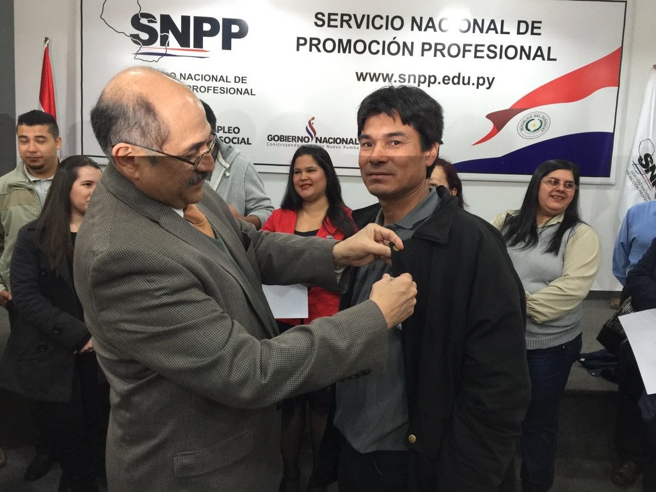 Cerimonia nella sede del SNPP in Paraguay
