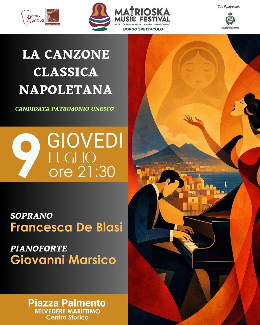 La canzone classica napoletana – Giovedì 9 luglio 2026