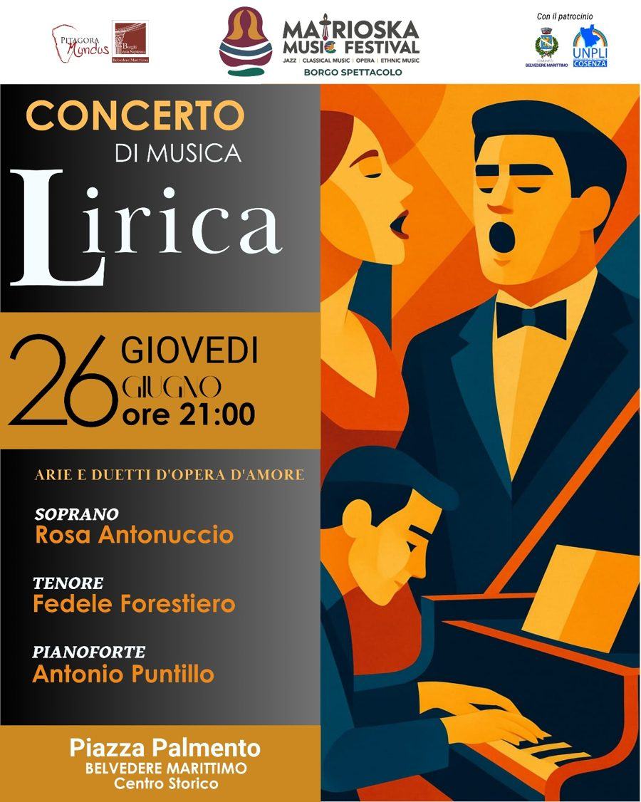 Arie e duetti d'opera d'amore – Giovedì 26 giugno 2025