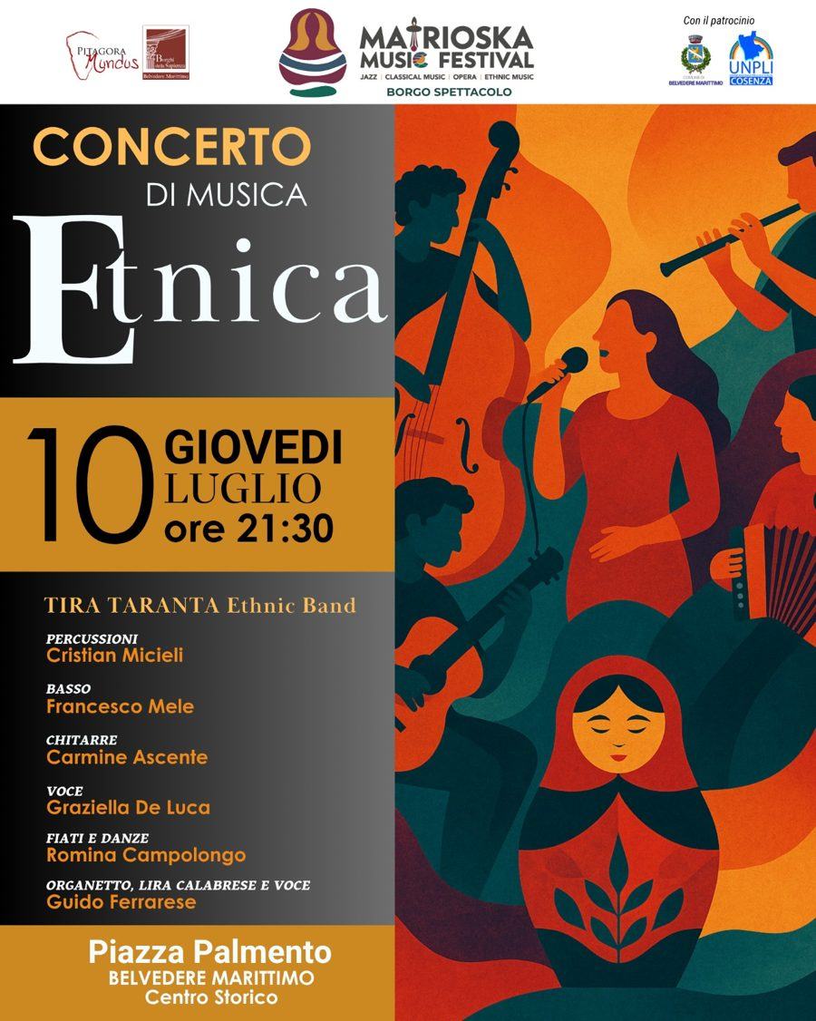 Tira Taranta Ethnic Band – Giovedì 10 luglio 2025