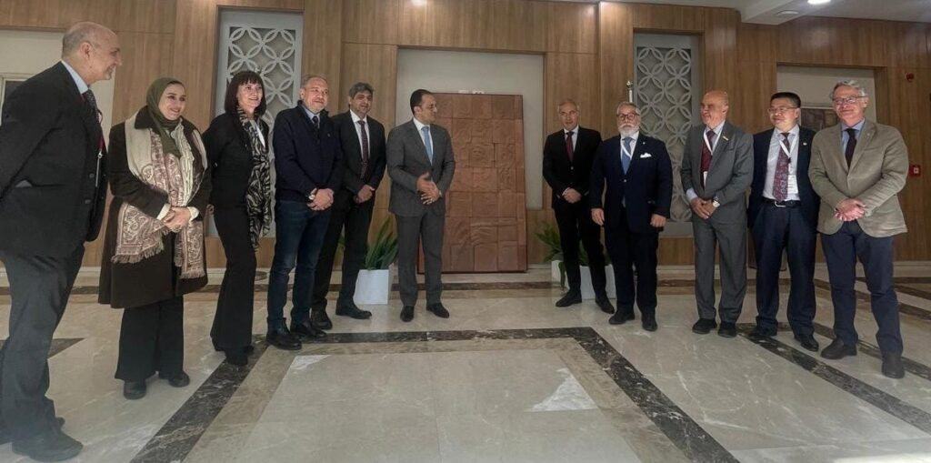 La delegazione alla Galala University, Egitto