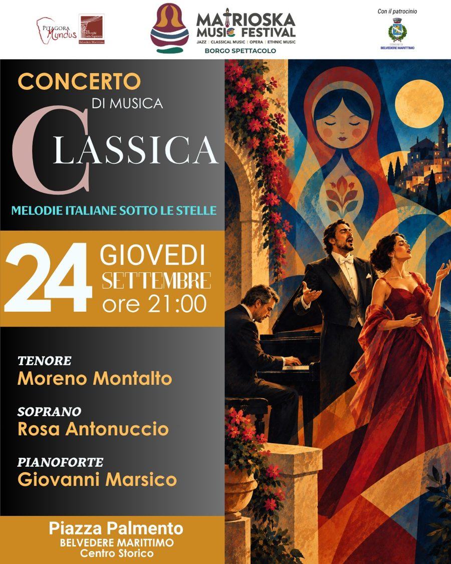 Melodie italiane sotto le stelle – Giovedì 24 settembre 2026