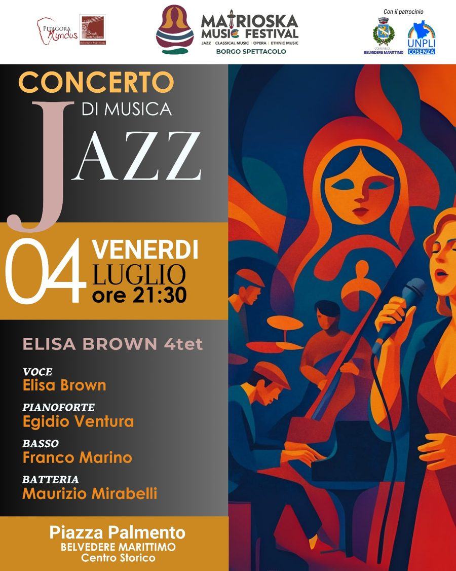 Elisa Brown 4tet – Venerdì 4 luglio 2025