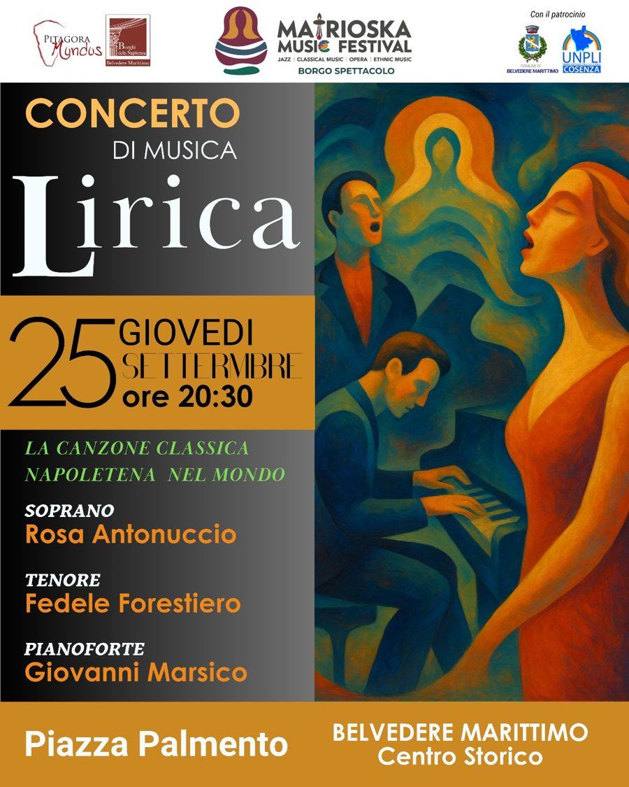 La canzone classica napoletana nel mondo – Giovedì 25 settembre 2025